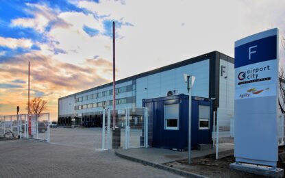 A CPI Property Group vecsési komplexumában április elején átadásra került a legújabb fejlesztésű big-box épület