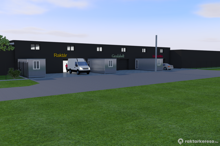 Kiadó raktár Gödöllői út VÁC 1,2 Ha ipari területen kb 3000 m2 raktár és iroda kiadó / eladó