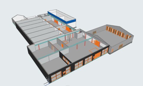 Kiadó raktár Gödöllői út VÁC 1,2 Ha ipari területen kb 3000 m2 raktár és iroda kiadó / eladó